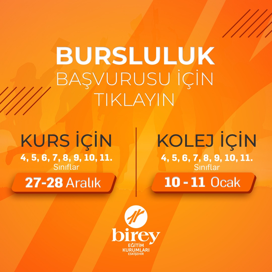 Birey Başarı Bursu